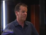 Kiefer Sutherland video interview on Extra