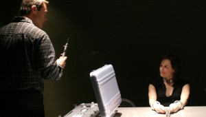 Nina Myers interrogated in 24 Season 3