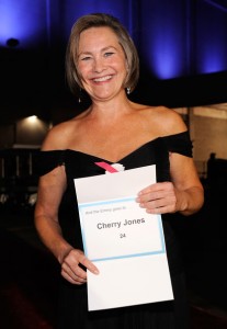 Cherry Jones Emmys 2009 Backstage