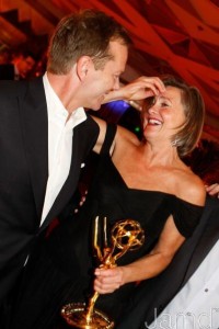 Kiefer and Cherry Jones Emmys 09