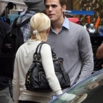 Paul Wesley and Elisha Cuthbert on 24 Set