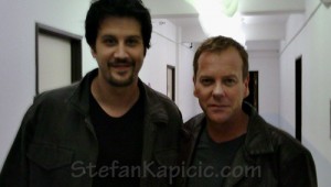 Stefan Kapicic and Kiefer Sutherland