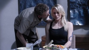 Callum Keith Rennie and Katee Sackhoff in Battlestar Galactica