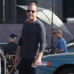 Kiefer Sutherland on location 24 Season 8 set picture