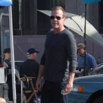 Kiefer Sutherland on location 24 Season 8 set picture