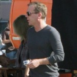 Kiefer Sutherland on location 24 Season 8 set picture