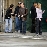 Kiefer Sutherland and Katee Sackhoff on 24 set