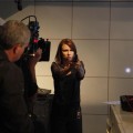 Chloe O'Brian with a gun in 24 Season 8