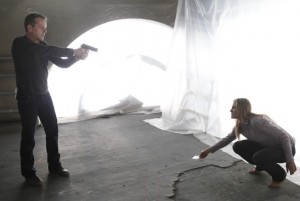 Dana Walsh gives Jack Bauer the evidence Dana Walsh gives Jack Bauer the evidence