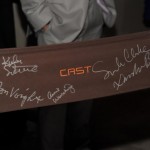 Chair autographed by 24 cast at 24 Series Finale Party