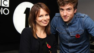 Mary Lynn Rajskub and BBC's Greg James
