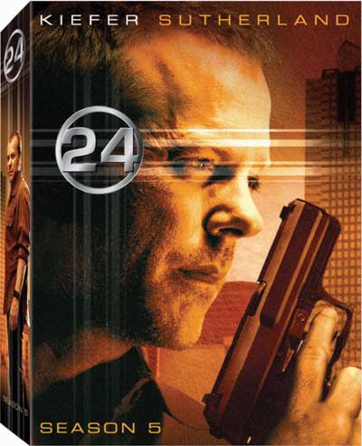 dvd cover art. 24 Season 5 DVD cover art