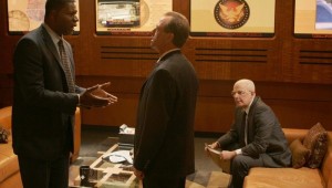 David Palmer, Charles Logan, and Mike Novick in 24 Season 4 Episode 21