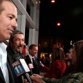 Howard Gordon, Jon Cassar, and Kiefer Sutherland