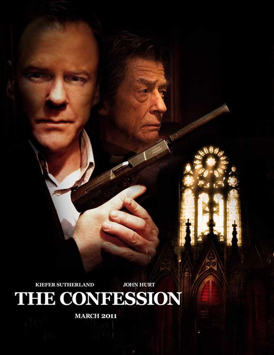 kiefer sutherlandâ€™s â€˜the confessionâ€™ poster, trailer premiere ...