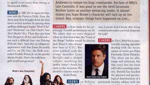 Sean Astin in TV Guide magazine March 6, 2006