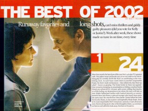 TV Guide Scan - 24 Best Show of 2002