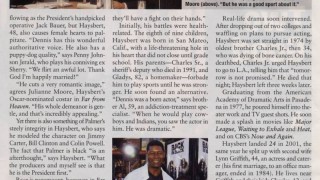 Dennis Haysbert in People Magazine March 2003