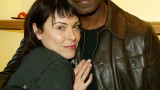 Michelle Forbes and Dennis Haysbert at Tod's Beverly Hills Boutique Charity Event To Benefit Caring For Children & Families With Aids