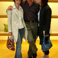 Sarah Clarke, Xander Berkeley and Michelle Forbes at Tod's Beverly Hills Boutique Charity Event To Benefit Caring For Children & Families With Aids