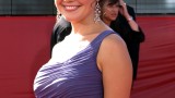 Reiko Aylesworth on red carpet of 55th Annual Primetime Emmys