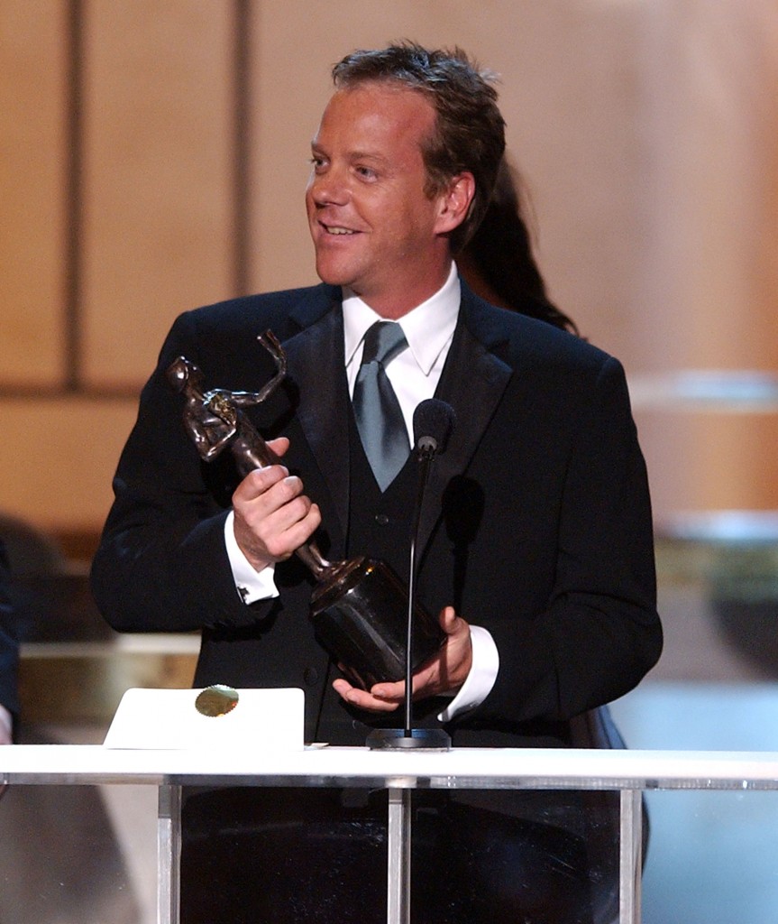 Kiefer Sutherland wins Screen Actors Guild Award - 2004