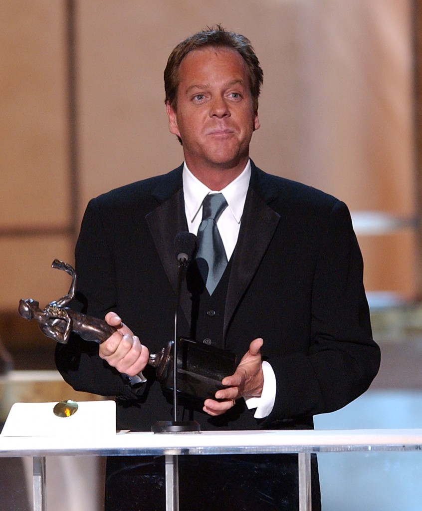 Kiefer Sutherland wins Screen Actors Guild Award - 2004