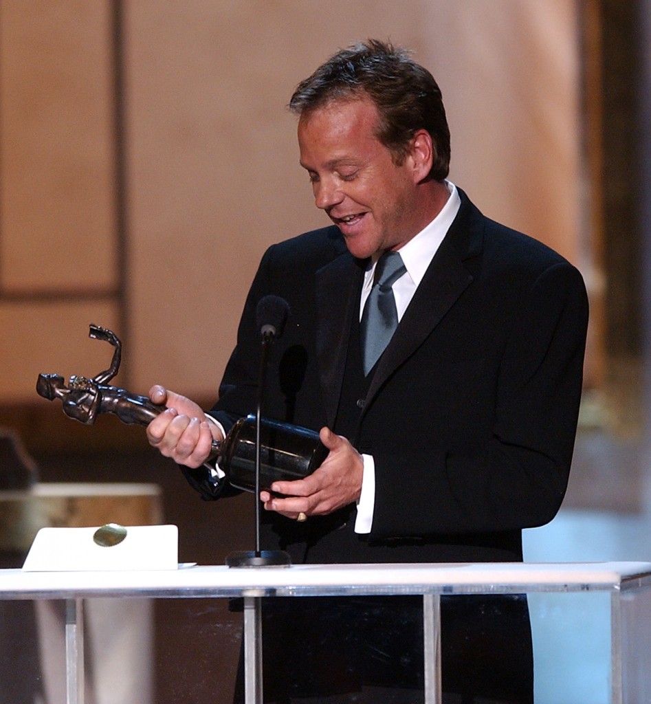 Kiefer Sutherland wins Screen Actors Guild Award - 2004