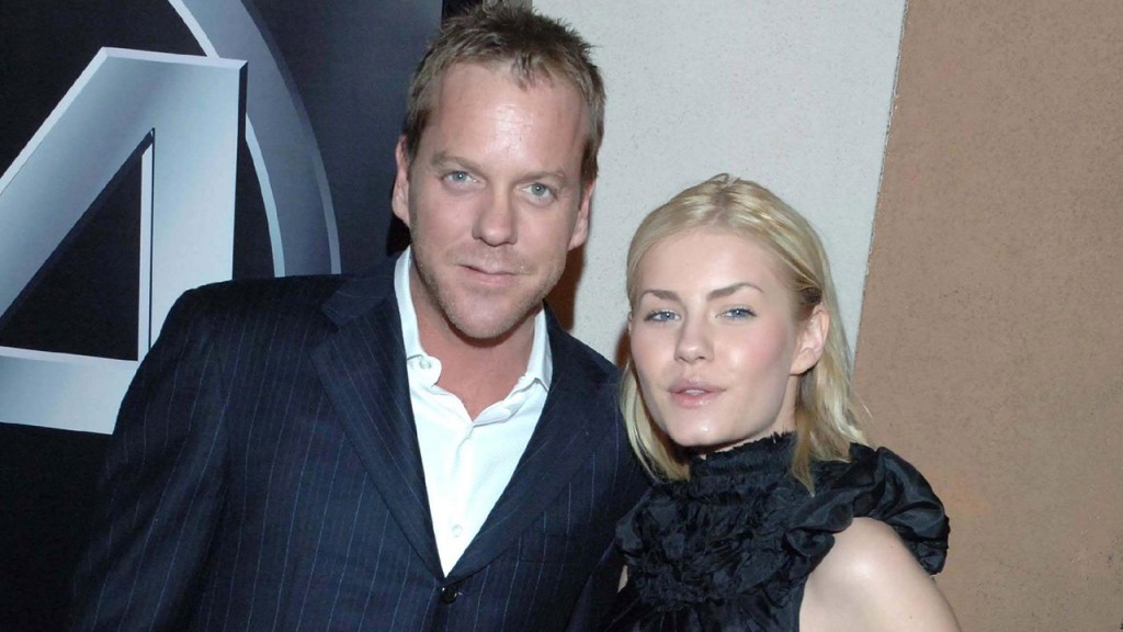 Kiefer Sutherland and Elisha Cuthbert celebrate the 100th episode