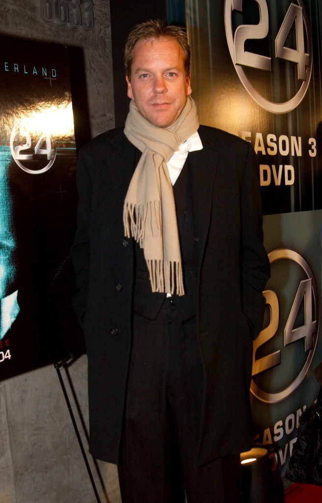 Kiefer Sutherland at 24 Season 3 DVD Release Party and Premiere of Season 4