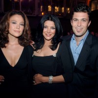 Reiko Aylesworth, Shohreh Aghdashloo and Carlos Bernard at A&E Network Upfronts