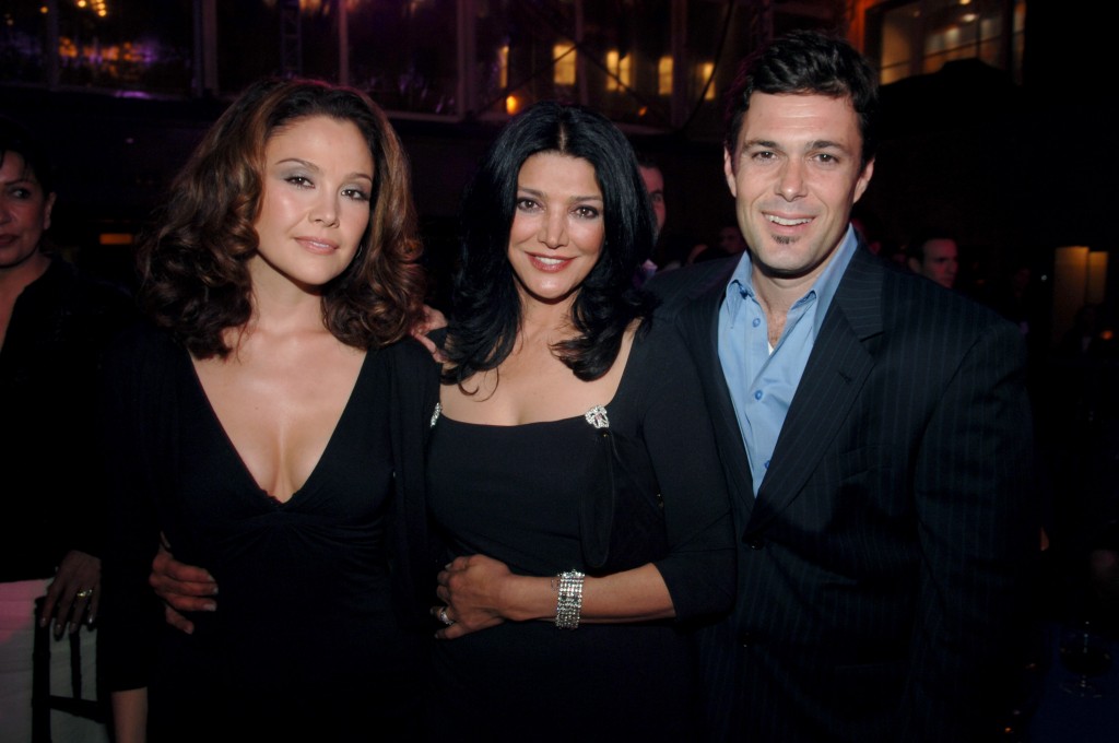 Reiko Aylesworth, Shohreh Aghdashloo and Carlos Bernard at A&E Network Upfronts