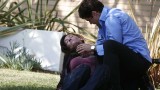 Tony Almeida cradles his wife Michelle Dessler in 24 Season 5 Premiere