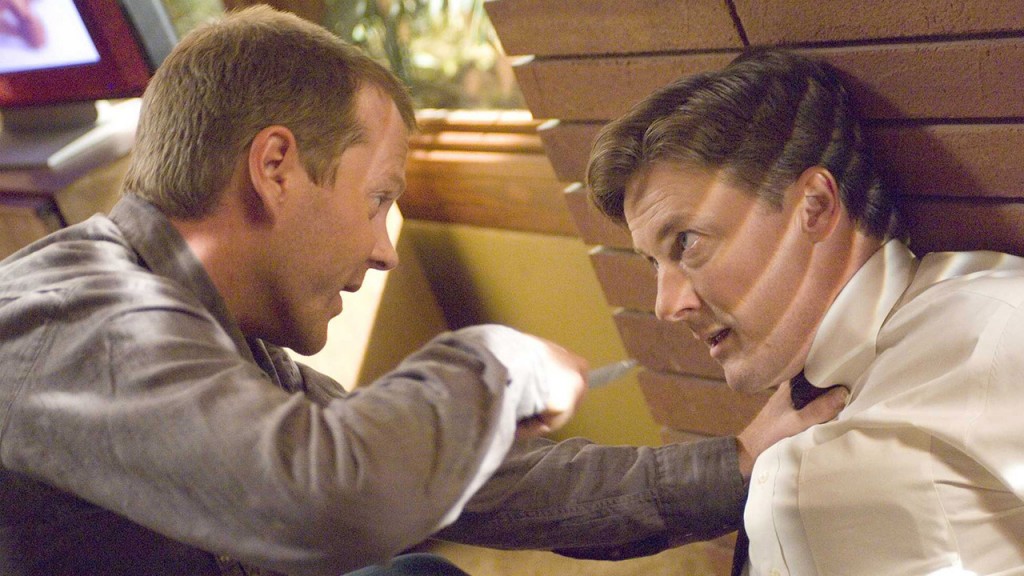 Jack Bauer threatens to cut out Walt Cummings eye in 24 Season 5 Episode 6