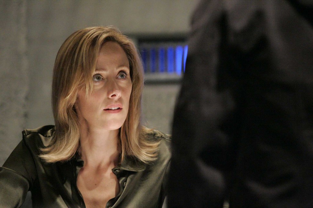 Audrey Raines is interrogated in 24 Season 5 Episode 15