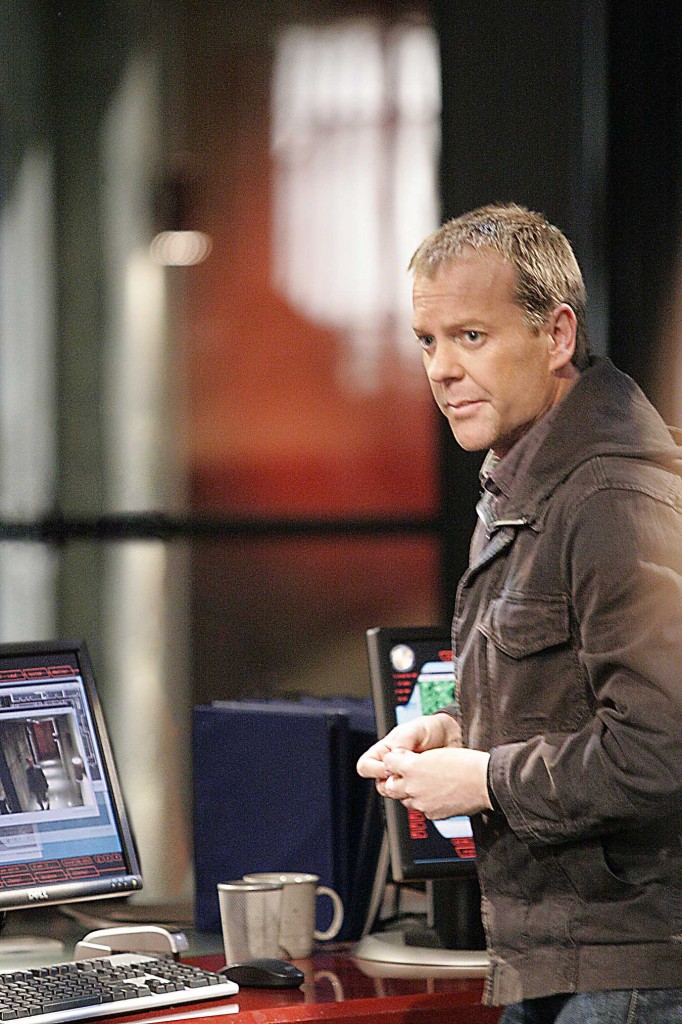 Jack Bauer inside CTU in 24 Season 5 Episode 12