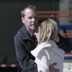 Jack Bauer hugging Audrey Raines in 24 Season 5