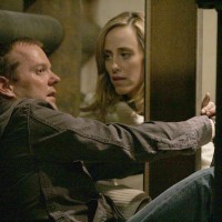 Jack Bauer and Audrey Raines are restrained in 24 Season 5 Episode 18