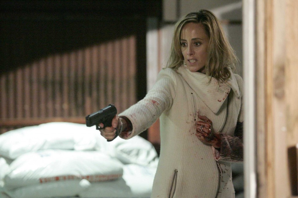 Audrey Raines with gun 24 Season 5