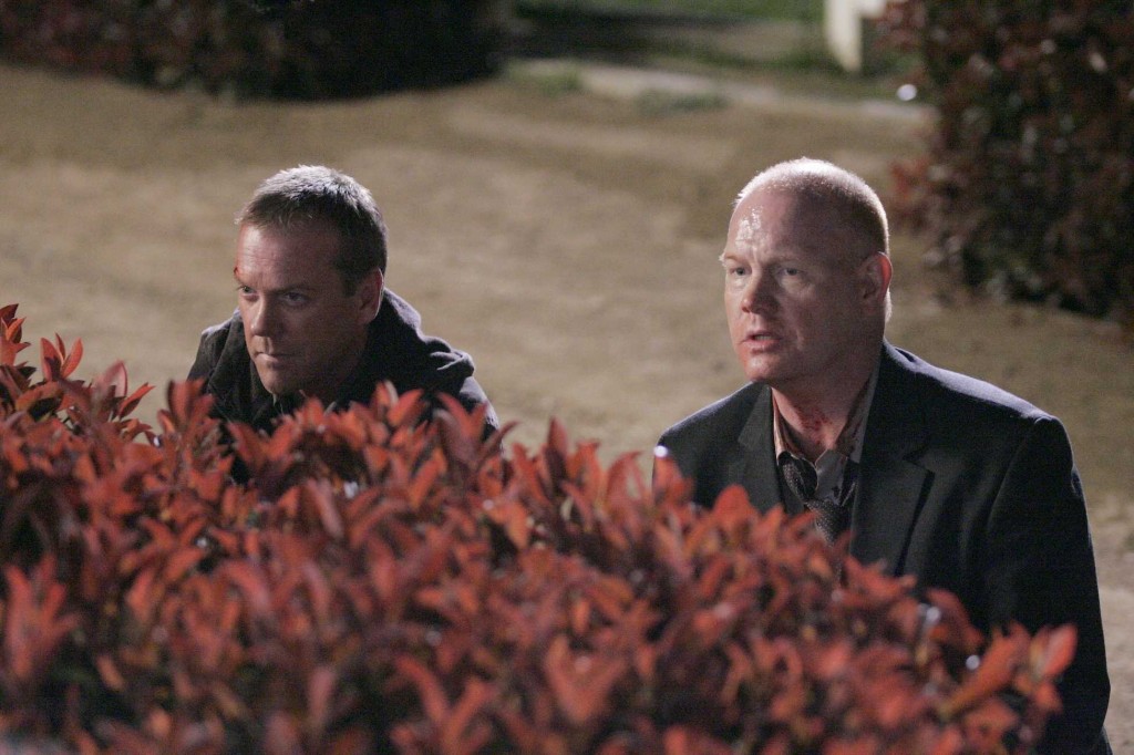 Jack Bauer and Aaron Pierce try to get to President Logan in 24 Season 5 Episode 23