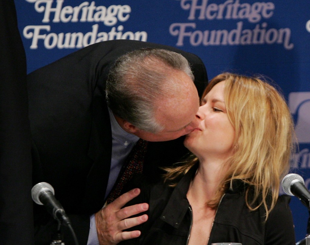 Rush Limbaugh Mary Lynn Rajskub kiss