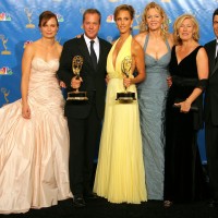 Cast of 24 Backstage After Winning Outstanding Drama Series at 2006 Emmy Awards