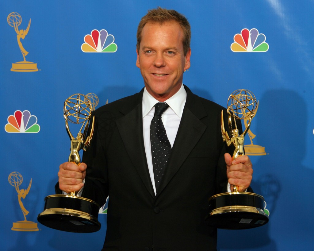 Kiefer Sutherland winner of two Emmy awards