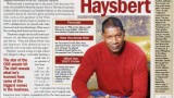 Dennis Haysbert in Parade Magazine October 26, 2006 Issue
