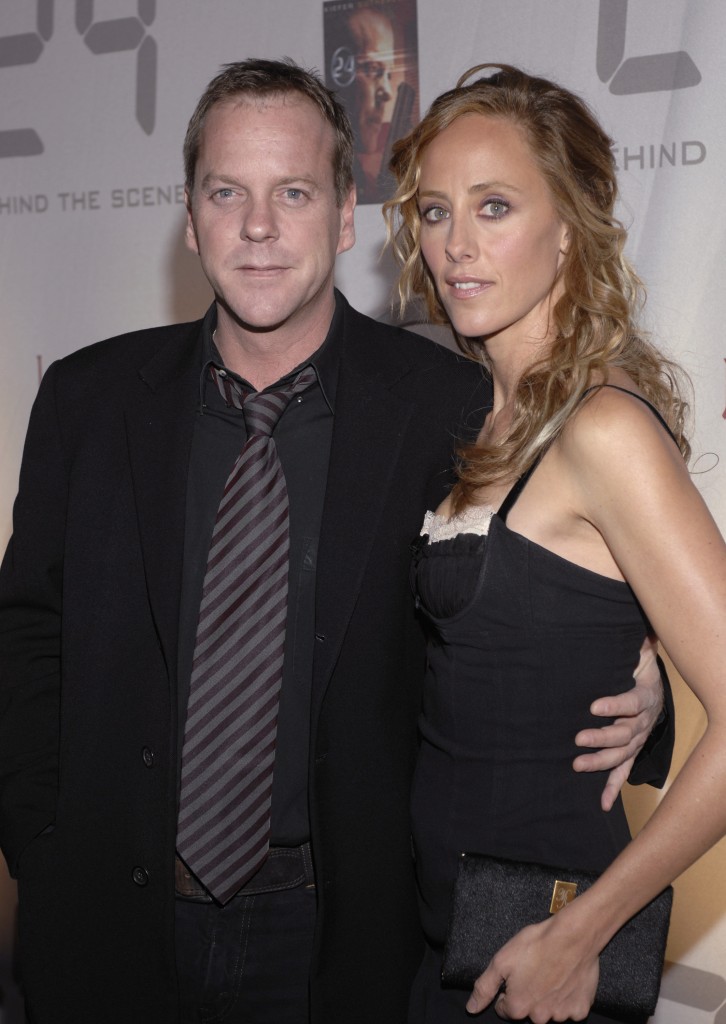 Kiefer Sutherland and Kim Raver at 24 Season 5 DVD Launch Party