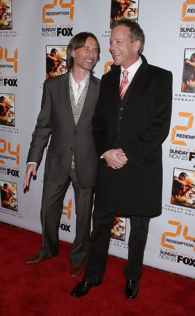 Kiefer Sutherland and Robert Carlyle at 24 Redemption Premiere in NYC