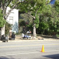 Kiefer Sutherland 24 Season 8 on location set pic