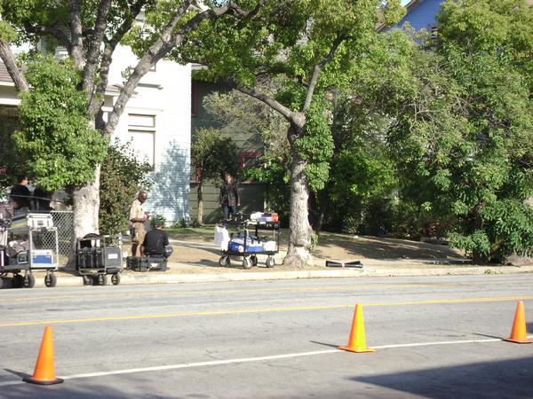 Kiefer Sutherland 24 Season 8 on location set pic