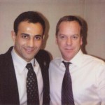 Roman Mitichyan with Kiefer Sutherland