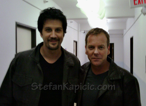 Stefan Kapicic and Kiefer Sutherland